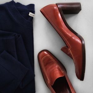 COPY - ANTONIO MELANI • Mira Leather Loafer Pumps